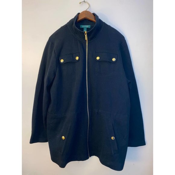 Lauren Ralph Lauren Jackets & Blazers - Women's Lauren Ralph Lauren Zip Up Sweater Jacket Size 2X
